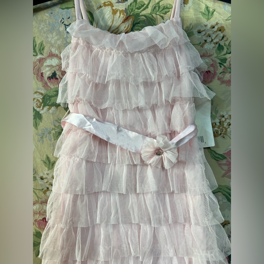 Biscotti Pink Layered Ruffle Dress - Picture 3 of 11